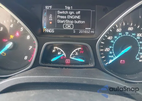 2014 Ford Escape Titanium z USA, uszkodzony, nr VIN 1FMCU0JX1EUB33892